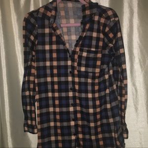 Plaid blouse. Very soft.